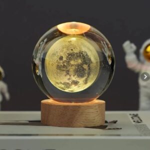 3D Moon Crystal Ball